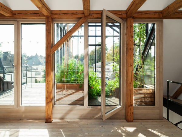 Loft with greenhouse, Naila